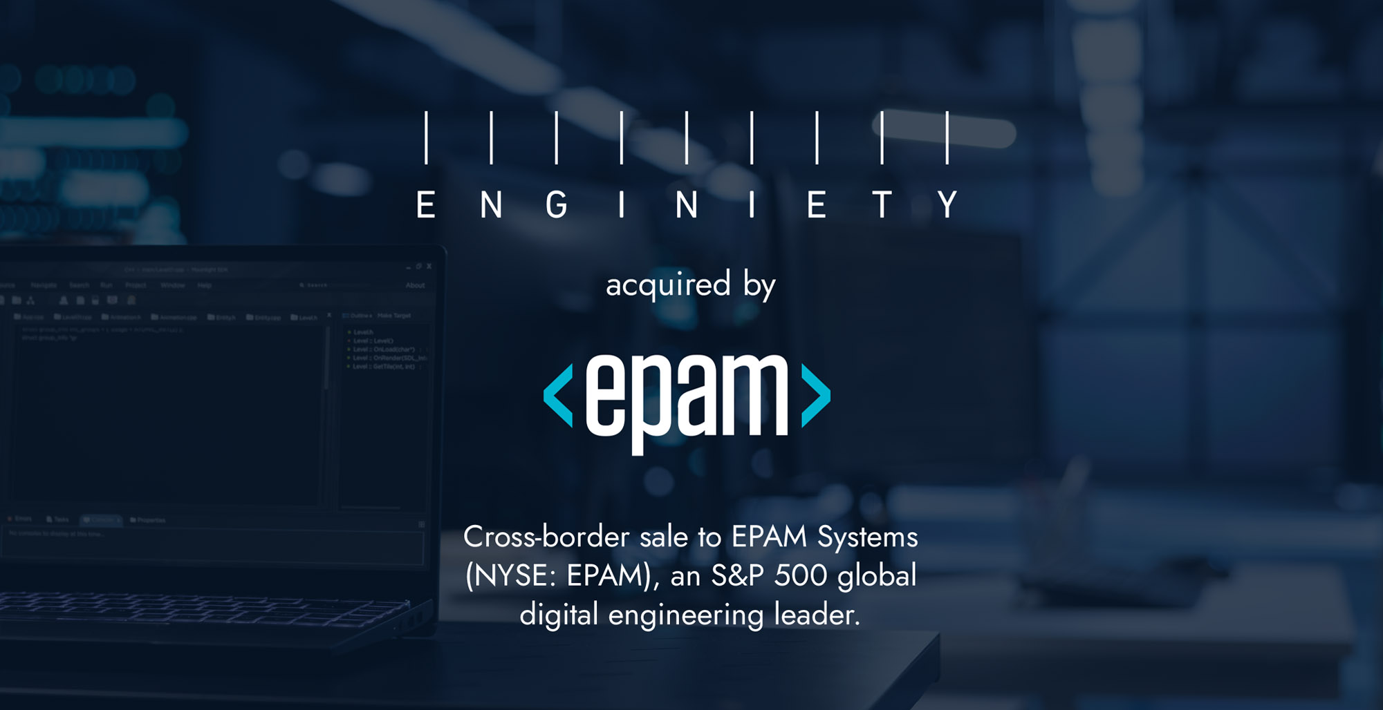 ENGINIETY acquired by EPAM Systems — cross-border sale to an S&P 500 global digital engineering leader